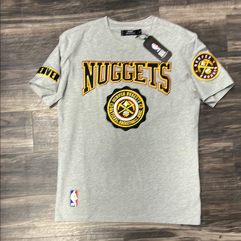 Men’s licensed special edition Gray Denver Nuggets T-Shirt